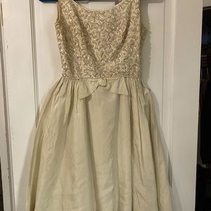 Vintage sequined short dress , excellent condition, circa 1950.